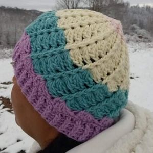 Handmade Crochet Fitted Beanie/Winter Hat